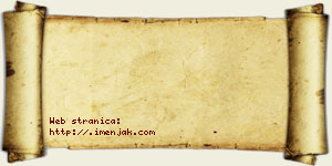 Hana Jelenković vizit kartica